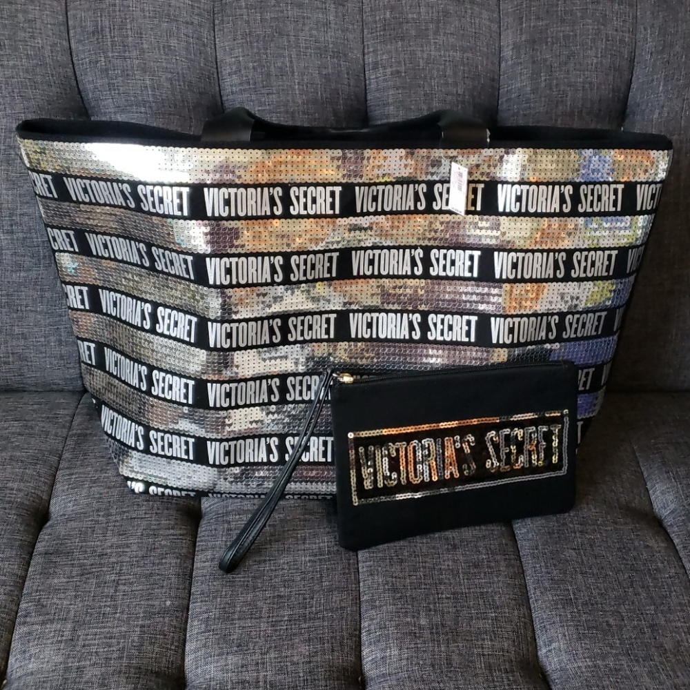 🌟NWT🌟 Victoria Secret Sequin Tote Bag